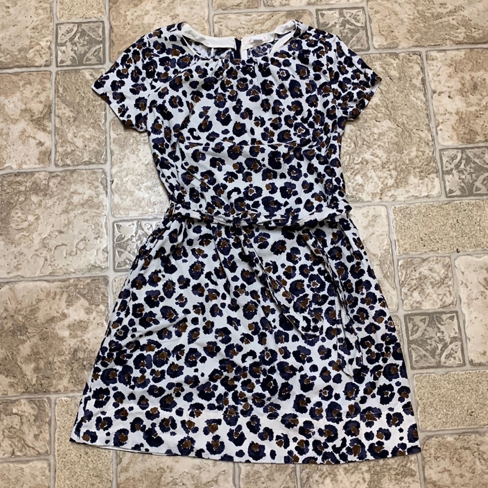 Crewcuts Leopard print corduroy dress